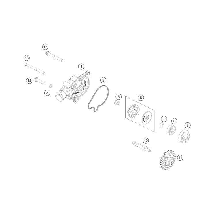 POMPE A EAU	 HUSQVARNA 125 TE 2025